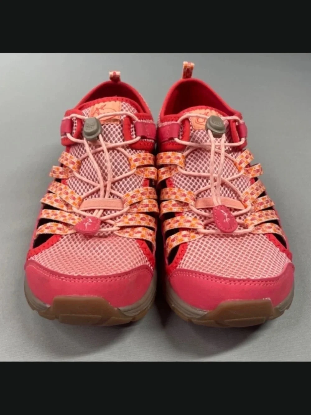 NEW Chaco Shoes Girls 6 red pink orange water hiking outdoor casual junior